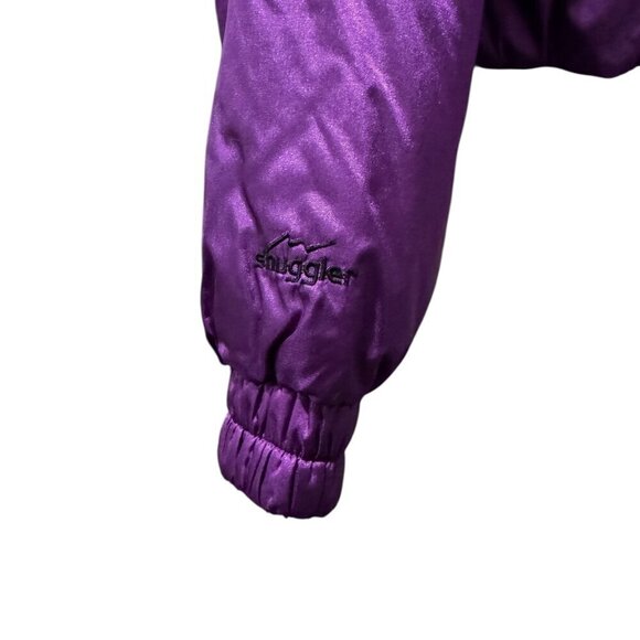 Vintage 80s Snuggler Ski Jacket – Purple & Orange Geometric – Size M - Picture 6 of 6